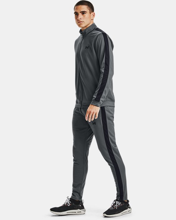 Men's UA Knit Track Suit, Gray, pdpMainDesktop image number 2